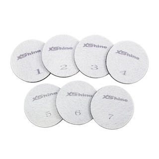 【石再亮】3吋人造石專用磨片 適用三星LG杜邦人造石檯面 中島 DIY研磨翻新, 1套