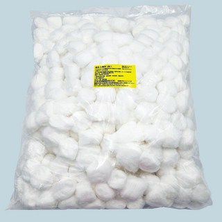 日炎牌脫脂棉球450g，三種尺寸可選，美容美甲清潔擦拭專用，未滅菌, 1個, 大棉球