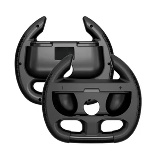 스위치 2 조이콘 액세서리 핸드 홀더 마리오 카트 월드용 스티어링 레이싱 휠 컨트롤러 그립, 01 Black