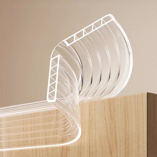 [비비앤비비] 에어쿠션 모서리보호대 충격방지 가족 안전용품 2m, 1개, 투명