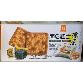 淡水區農會 滬尾南瓜起士餅(紅藜麥) 南瓜餅 蘇打餅乾 天然酵母 6入/12入, 1個, ６入