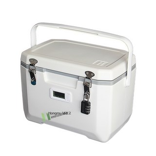 낚시 캠핑 병원 온도계 아이스박스 쿨러 소형 휴대용, 12L, 12L 무온도+아이스백 8개 1