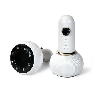 電動充電刮痧儀器家用刮痧儀疏通經絡刷按摩神器拔罐通用吸痧, 1個, G08白色【拔罐器】鋼珠款