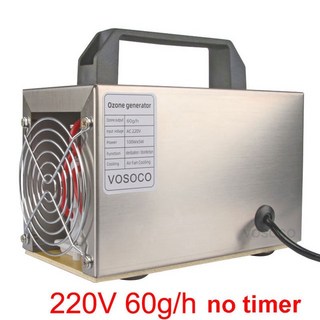 휴대용 오존 발생기 공기 살균기 처리 포름알데히드 제거 60 g/h 220V 110V, 220V 60g no timer_CHINA | EU, 1개