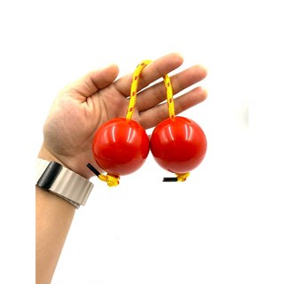 白毛猴樂器 asalato 入門款 節奏沙球 rhythmic sandball patica 入門球 初學 打擊樂器, 紅色, 1個