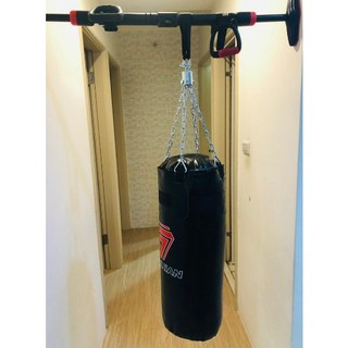 台灣出貨【已填充沙包 比空袋便宜】拳擊沙包 MMA沙包袋 紮實填充, 80公分 黑(頂級款，填充)限宅配