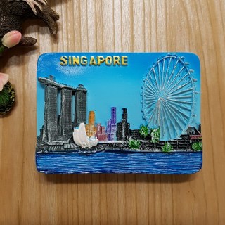 냉장고자석 세계 일본 오사카 후쿠오카 태국 마그넷 마그네틱 기념품 나라 필리핀, C70. 싱가포르