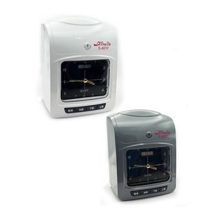 Li Ding Da 力頂達 S481P 四欄位打卡鐘 體積小巧 雙色打印, 1台, 【白色】S481P型打卡鐘1台+50打卡紙