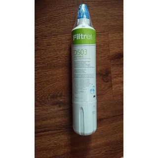 3M極淨便捷淨水器DS03(新包裝)好市多款，簡易安裝，高效過濾，提升飲水品質, 1隻濾芯, DS03