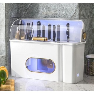 칼 수저 살균기 자외선 보관 건조 멸균 uv 전동 소독 소독기 살균 오렌지 없음 건조기, 3. F928-1 골드 소독