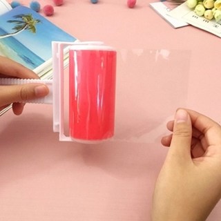 반영구 돌돌이 먼지제거기 옷 머리카락 청소기 린트롤러 애완동물 털제거, 1매직롤클리너-옐로우, 1개