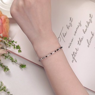 초콜리트쥬얼리 오션 7컬러 비즈 핸드메이드 컬러 포인트 레이어드 팔찌