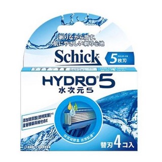 舒適 HYDRO 5水次元5刮鬍刀片(4入)｜五層刀片貼合臉部輪廓，保濕凝膠舒緩肌膚，輕鬆享受舒適刮鬍體驗, 1個