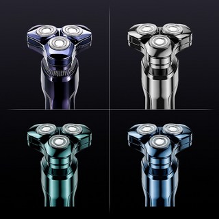 POLIIN 전기 면도기 완전 방수 IPX7 등급 C타입 충전 남자 전동 면도기 KS0272, 토브 실버