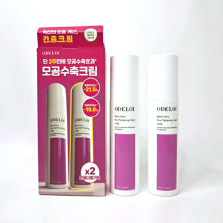 오드로이 블랙체리 모공수축크림 로프디 100ml+100ml+미스트앰플 30ml, 1개, 200ml