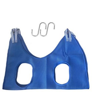고양이 그루밍 네일 커팅 긁힘 방지 물린 고정 가방 목욕 트리밍 구속 애완 동물 미용 해먹 걸이식 세트, 3) Blue  XS, 1개