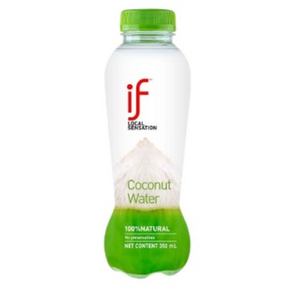 IF 椰子水 天然清爽解渴 補充電解質 健康無負擔, 24個, 350ml