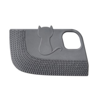 고양이 털 청소 브러쉬 솔, 그레이, 1개