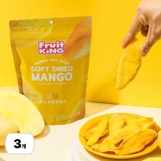 태국 건망고 스낵_프루츠킹, 3개, 125g