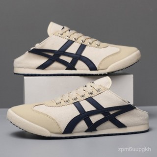 KCEU男鞋2024新款，跨境帆布半拖德訓鞋，兩穿休閒運動透氣男鞋