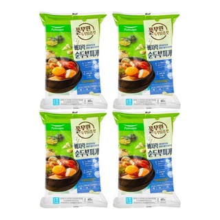 풀무원 바지락순두부2인분, 4개, 602g