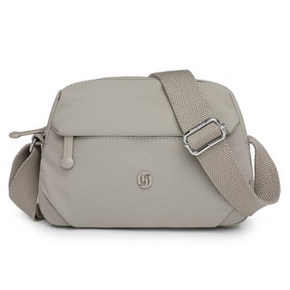 Rainbow Bag 輕量貝殼包 時尚百搭 多色可選 女士斜背包, 灰色