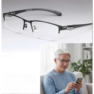 천스토어 1+1 50~60대 블루라이트 차단 안경 초경량 안경테 TR