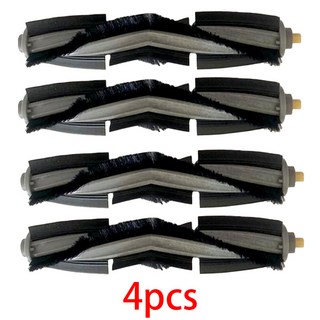 ECOVACS DEEBOT T20 MAX / T20 Max Plus / X1 Omni / X1 Turbo / T10 Omni / T10 Turbo 로봇청소기 부속품 메인 브러시, 4개