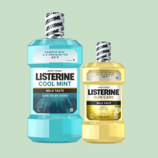 리스테린 쿨민트 마일드 1L + 검케어 마일드 250ml 세트, 쿨민트마일드1L+검케어마일드250ml, 1개