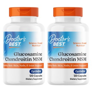 닥터스베스트 글루코사민 콘드로이친 MSM 캡슐, 120정, 2개