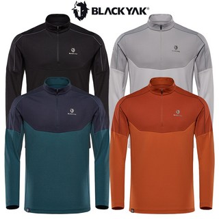 [블랙야크]23년FW 남성용 간절기 긴팔 하프 집업 M피츠알파집업티1 1BYTSF3004