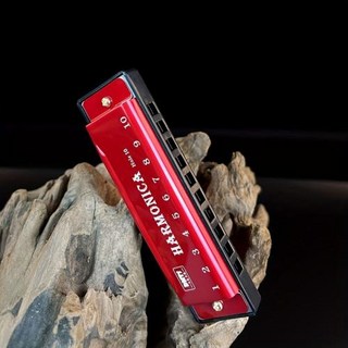 입문자용 크로매틱 하모니카 12홀 악기 세트 연습용 C 키 10홀 케이스 포함 초보자용 선물, 2)Y01234-Red