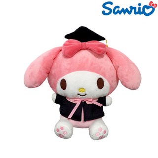 맥스토어 산리오인형 학사모 빼빼로 가방고리 동전지갑 캐릭터 봉제 인형, 학사모 마이멜로디 25cm, 1개