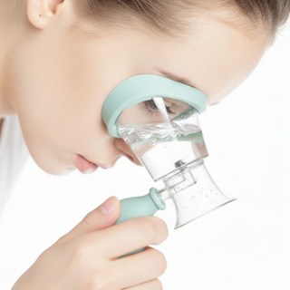 미누즈 맑은 눈 휴대용 눈 세척기 안구 세척기, 블루, 1개