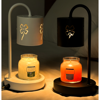 (국내산 빛조절) 클로버 미니캔들워머 양키캔들 스몰자세트, 핑크샌드, 화이트