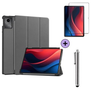 레노버탭 M11 샤오신 패드 2024 자오양 K10 11인치 호환 플립 하드 커버 케이스 Lenovo Xiaoxin Pad TB-330FU 331FC 케이스나라, 그레이