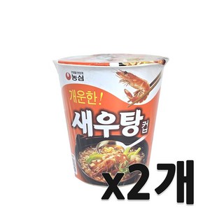 농심 소컵 새우탕, 2개