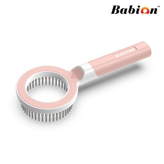 바비온 강아지 고양이 빗 360 Pet comb 핀 마사지 브러쉬 핏치핑크, 360 Pet comb 핏치핑크, 1개
