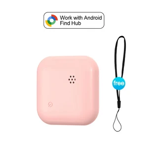 구글 분실 방지 장치 GPS 추적기 에어태그 안드로이드 키 파인더 호루라기 착용 가능 트래커 4G 애완 동물, 09 Pink-1PCS