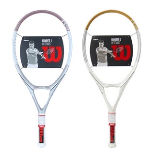 윌슨 테니스라켓 N3 113(핑크) 250g 2그립 | 줄없음 | 라켓만, 핑크(4 1/4), 1개