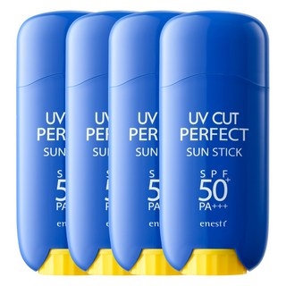 에네스티 유브이 컷 퍼펙트 썬스틱 SPF50+ PA+++, 23g, 4개