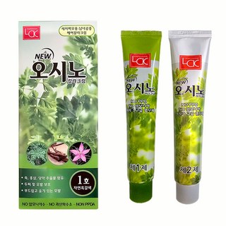 세화 이루미 오시노 칼라크림 1 2제 각 80g(옻안타는염색), 1호 자연흑갈색, 1개