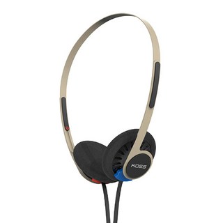 코스 KOSS 헤드폰 헤드셋 KPH40 Utility 국내정품 1년보증AS, 베이지
