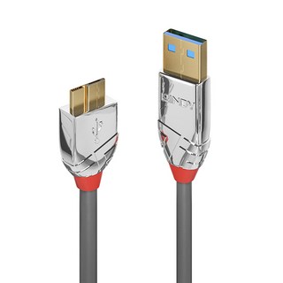 LINDY林帝 USB3.0 A對B傳輸線 TYPE-A公 TO MICRO-B公傳輸線 0.5公尺-3公尺, 1個, 36657