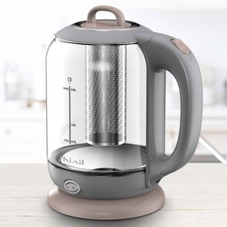 옥수수 대추 보리차 거름망있는 유리 티포트 1.7L / 물 티팟 리터 자취