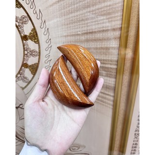 萬代 花梨木筊杯 實木聖杯 擲杯 聖杯 神杯 擲筊 問神 問事 台灣製造, 1個