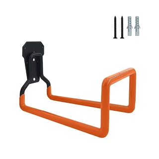 금속 호스 홀더 스탠드 벽 마운트 정원 물 파이프 주최자 헤비 듀티 다목적 행거 릴 스토리지, 03 orange, 1개