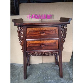 小o結緣館 仿古翹頭中元寶桌 供桌 藝品桌 玄關桌 78x40x106