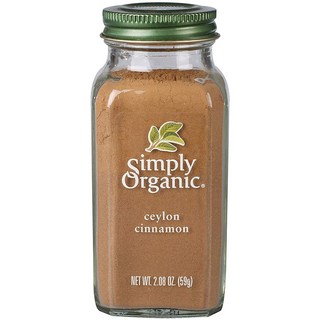 Simply Organic 錫蘭肉桂粉, 1罐, 59g