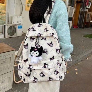 庫洛米書包大容量初中高中學生可愛雙肩背包兒童小學生百搭卡通包pdd